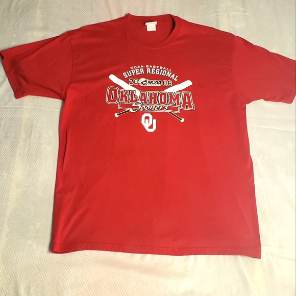 Men's NCAA Baseball 2006 Oklahoma Sooners tshirt - Picture 1 of 3